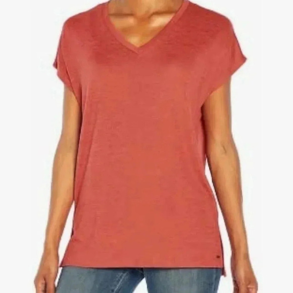 Orvis Ladies' Tunic Top, Mineral Red, Size M - Picture 1 of 5